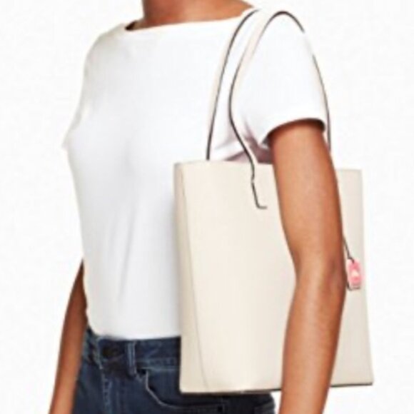 Kate Spade ABBEY STREET KARLA PUMICE/SURPRISE CORAL NWOT - Picture 2 of 11